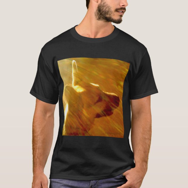 Shine on Me German Shepherd Black & Tan T-shirt (Framsida)