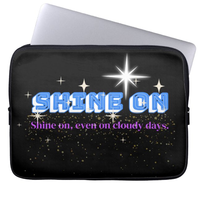 SHINE ON - NattGlow Star Edition 13 tum Laptop Fodral (Framsidan)
