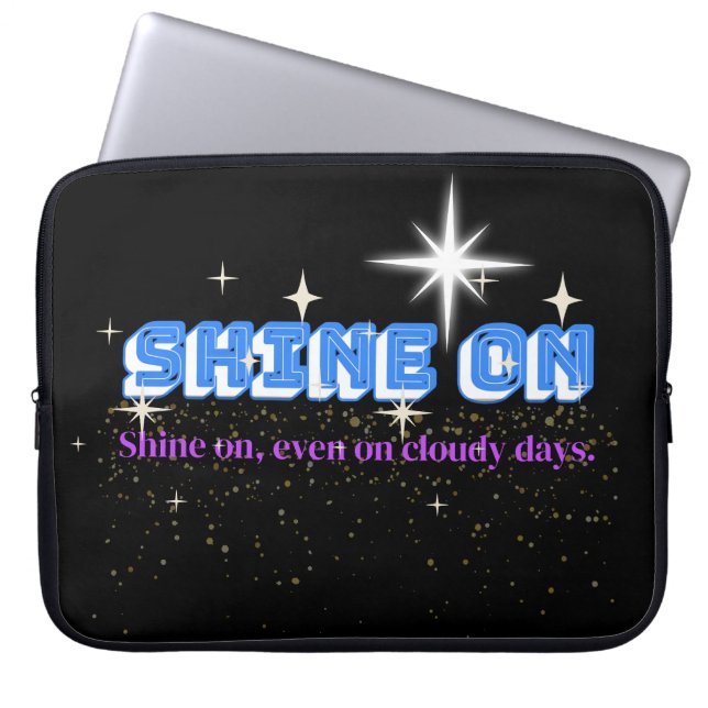 SHINE ON - NattGlow Star Edition 15 tum Laptop Fodral (Framsidan)