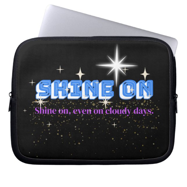 SHINE ON - NattGlow Star Edition Laptop Fodral (Framsidan)