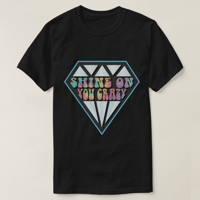 Shine on You Crazy Diamond - Rosa Floyd Classic T- T Shirt (Design framsida)