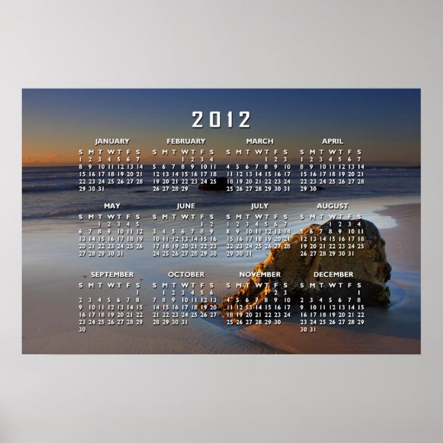 Shine On You Crazy Diamonds Kalender Poster (Framsidan)