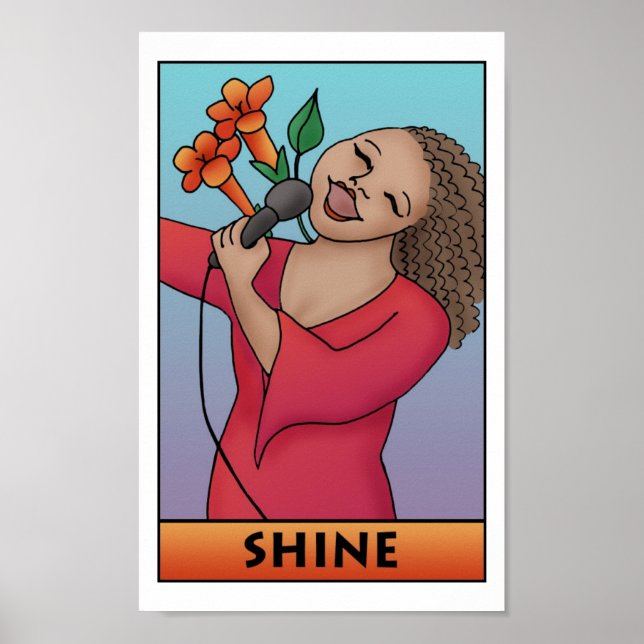 Shine Print Poster (Framsidan)