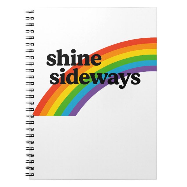 Shine Sideways Anteckningsbok (Framsidan)