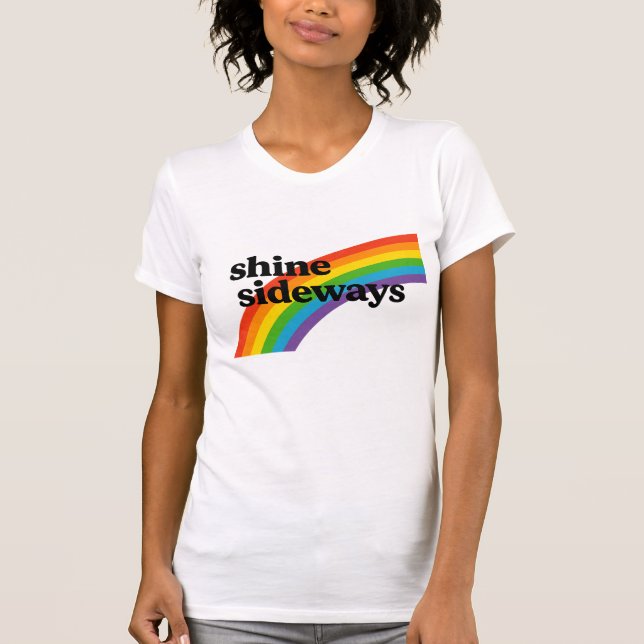 Shine Sideways T Shirt (Framsida)