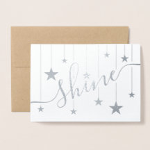 SHINE Suspended Stars Grattiss Script Real