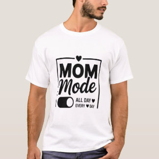Shine Typography Design – Elegant Guldglans Scr T Shirt