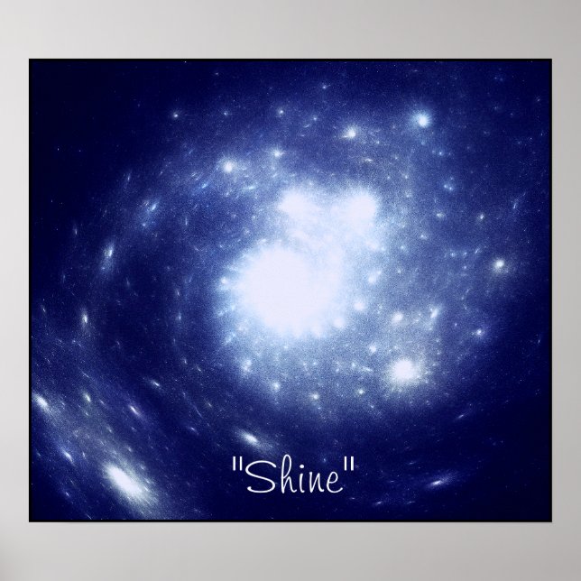 "Shine"-utskrift Poster (Framsidan)