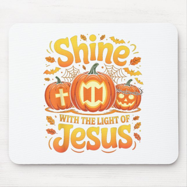 Shine With The Light Of Jesus Christian Halloween  Musmatta (Framsidan)