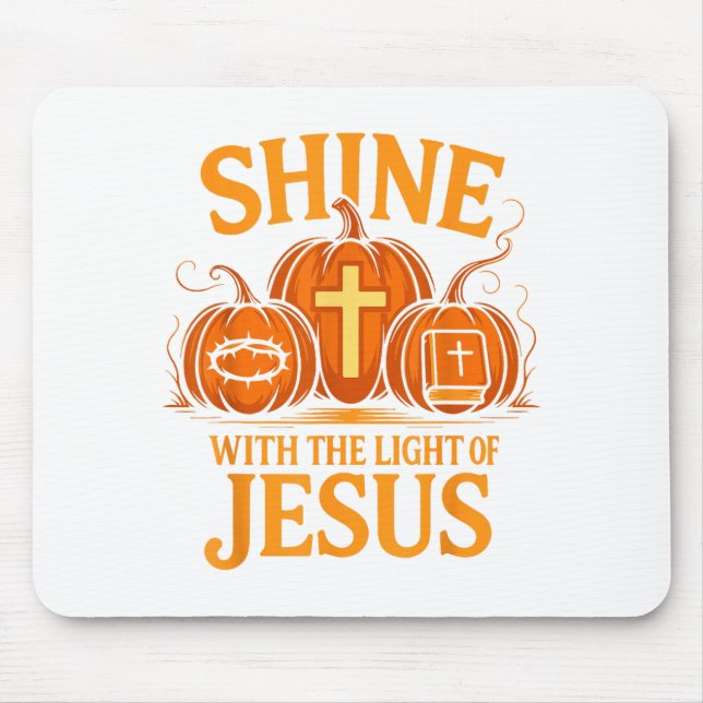 Shine With The Light Of Jesus Christian Halloween  Musmatta (Framsidan)