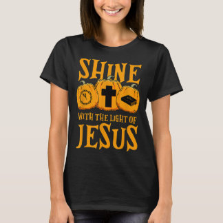 Shine With The Light Of Jesus Halloween Costume Ch T Shirt