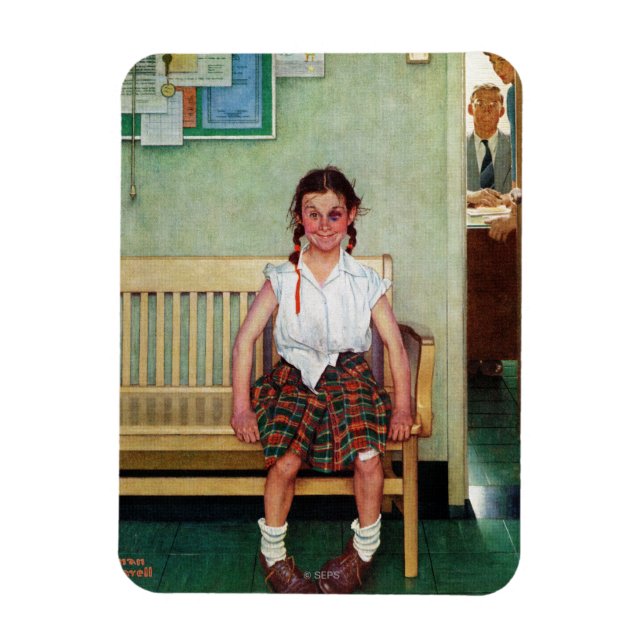 Shiner eller utanför huvudmannens kontor magnet (Vertikal)