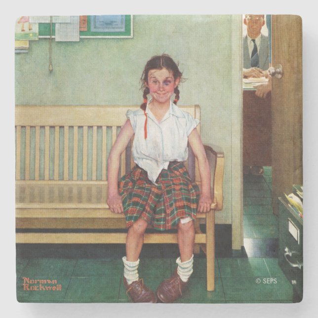 Shiner eller utanför huvudmannens kontor stenunderlägg (Framsidan)