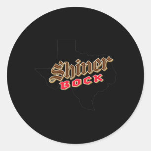 Shiner Tx Town for Drinkers Runt Klistermärke