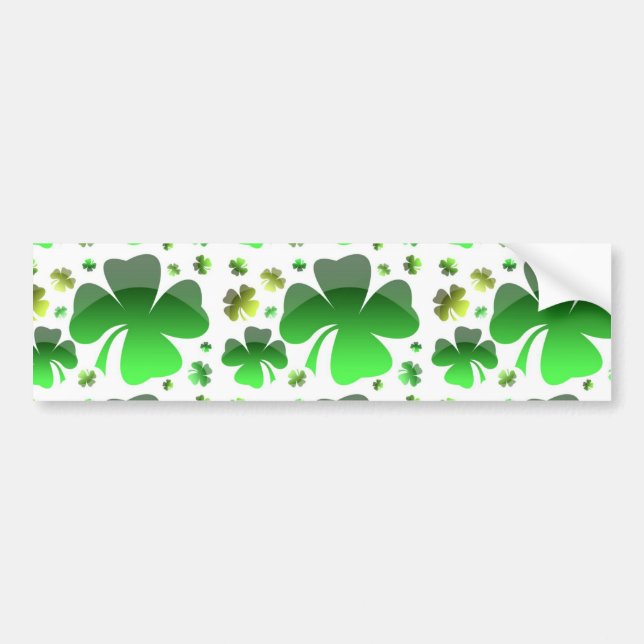 Shiney Shamrocks Bildekal (Framsidan)