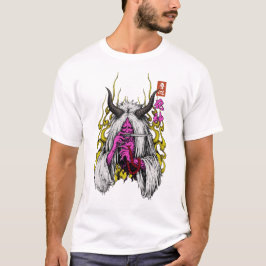 Shinigami Dödsspegel Japansk Oni-Demon T Shirt