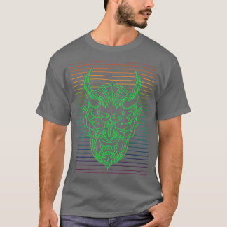 Shinigami japanska masker linjer 12 t shirt
