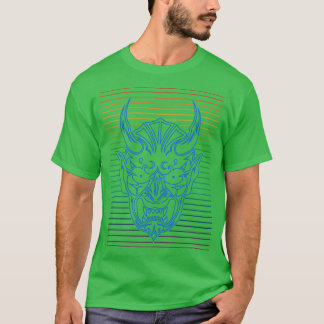 Shinigami japanska masklinje 3 t shirt