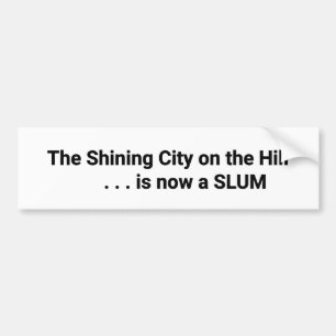 Shining City på Backe är nu en SLAM-stötfångare Bildekal