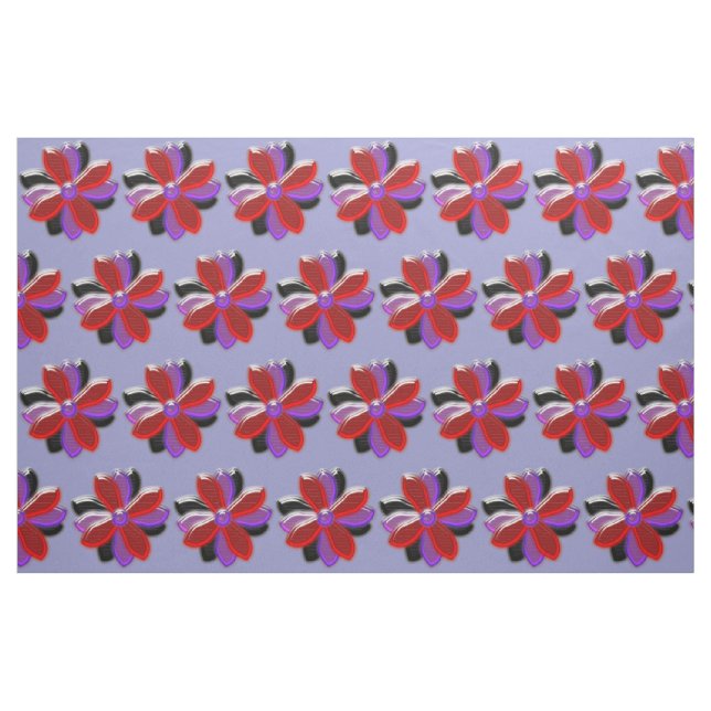 Shining Daisy Flower Blommigt Patterned Craft Fabr Tyg (Fat Quarter)