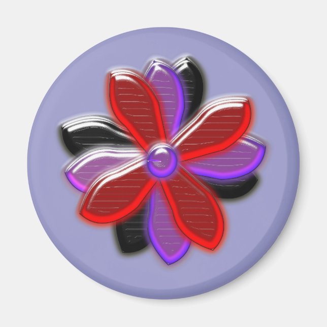 Shining Daisy Flower Magnet (Framsidan)