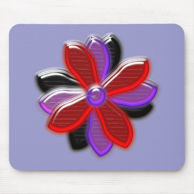 Shining Daisy Flower Mousepad Musmatta (Framsidan)