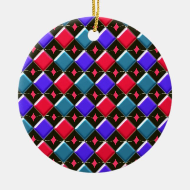 Shining Diamonds Pendant Julgransprydnad Keramik (Framsidan)