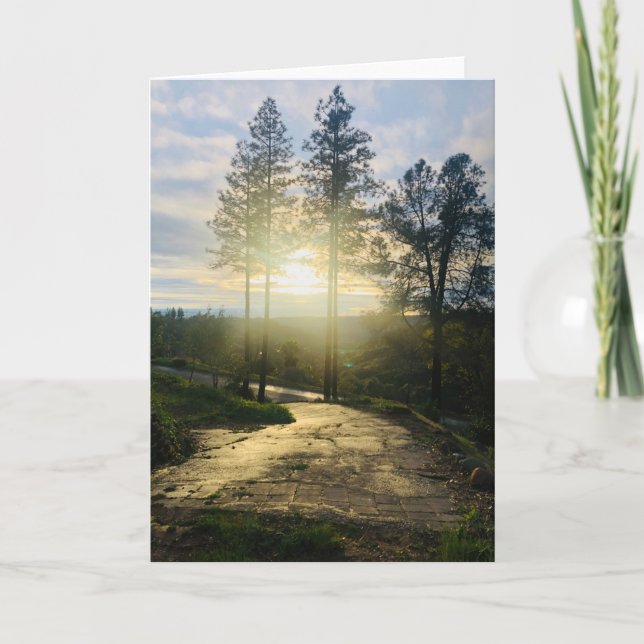 Shining Hope - Folded Greeting Card Kort (Framsida)