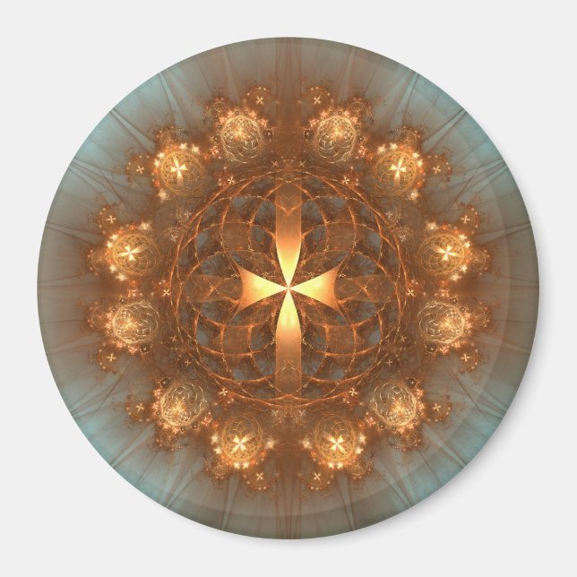 Shining Kor Mandala Magnet (Framsidan)