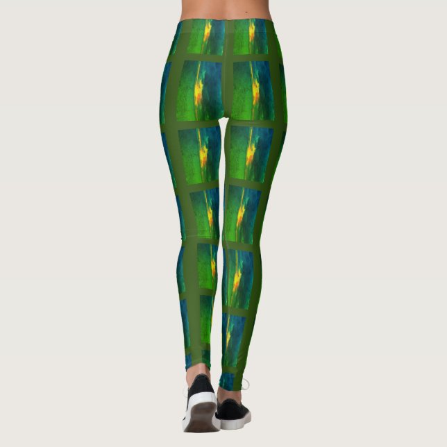 Shining Light Dam Yoga Leggings (Baksida)