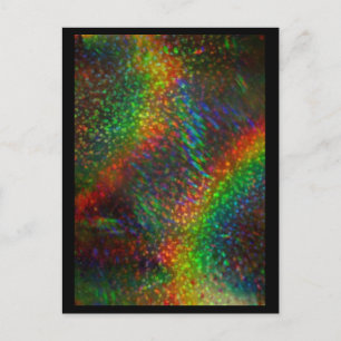 Shining Ljus HoloGraph Glitter Rainbows Vykort