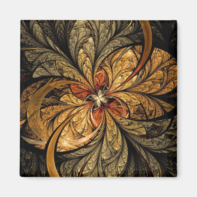 Shining Lövs Fractal Art Magnet (Framsidan)