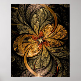 Shining Lövs Fractal Art Poster