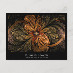 Shining Lövs Fractal Artist Card Vykort
