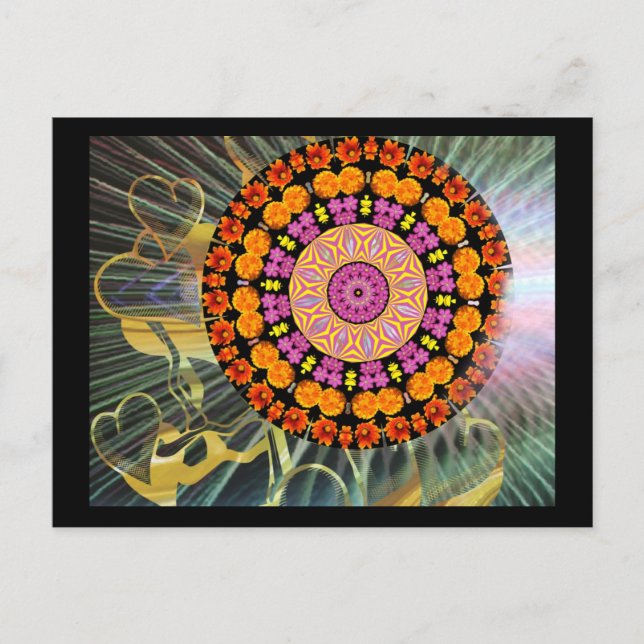 Shining Mandala Vykort (Framsida)