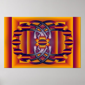 Shining Molecule Poster