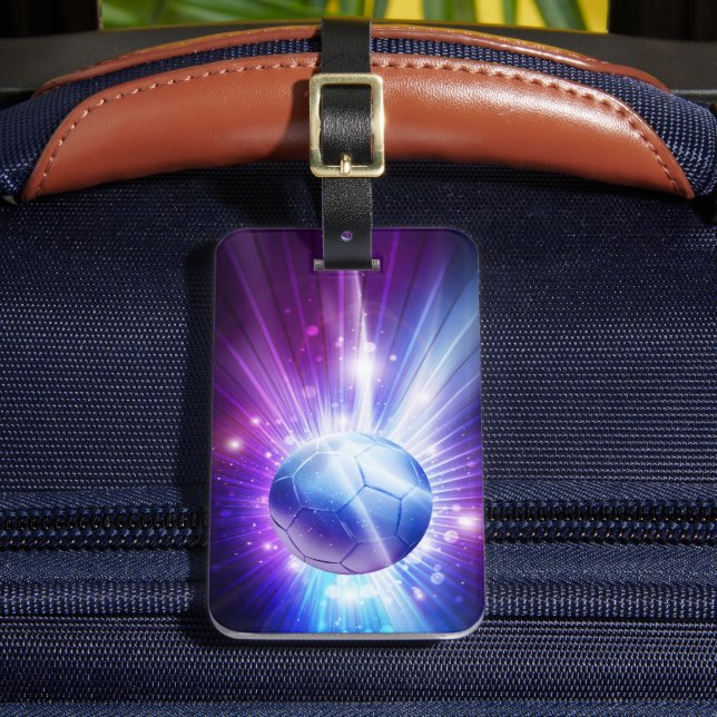 Shining Ocer Ball Football Bagagebricka (Framsida Insitu 2)