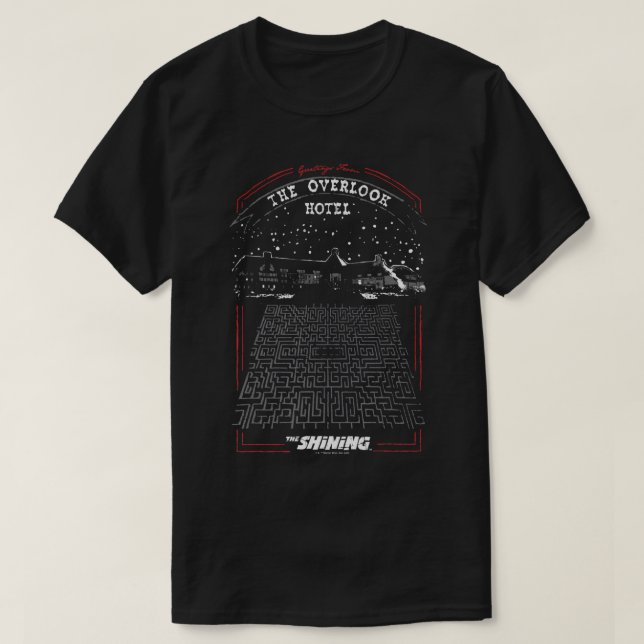 Shining Overlook Hotel Maze T-Shirt (Design framsida)