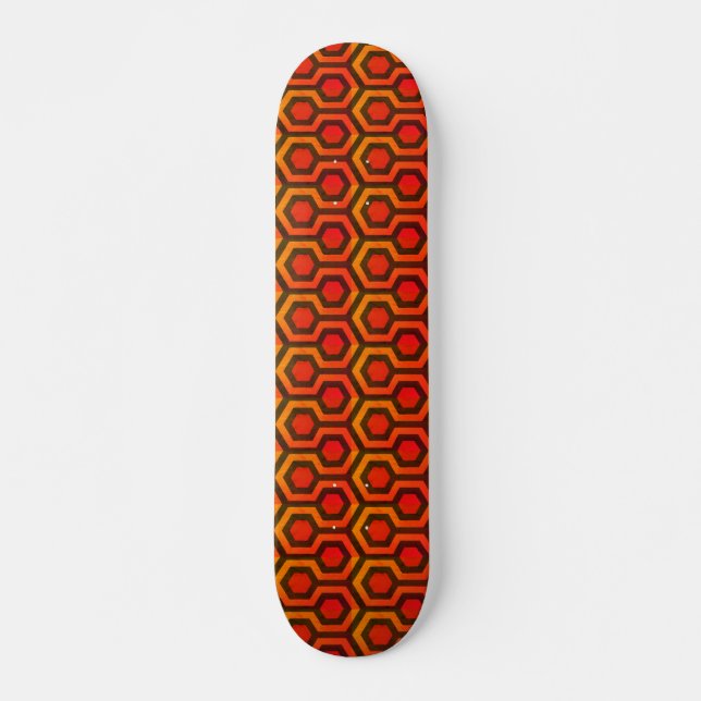 Shining Red Mini Skateboard Bräda 18,5 Cm (Framsida)