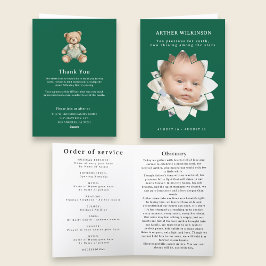 Shining Star Baby Funeral Memorial Card Kort