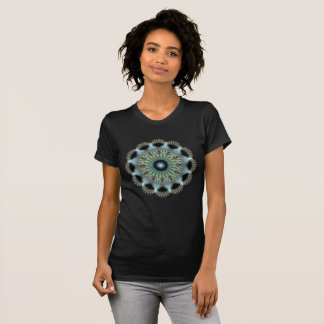 Shining star fractal ornament t shirt