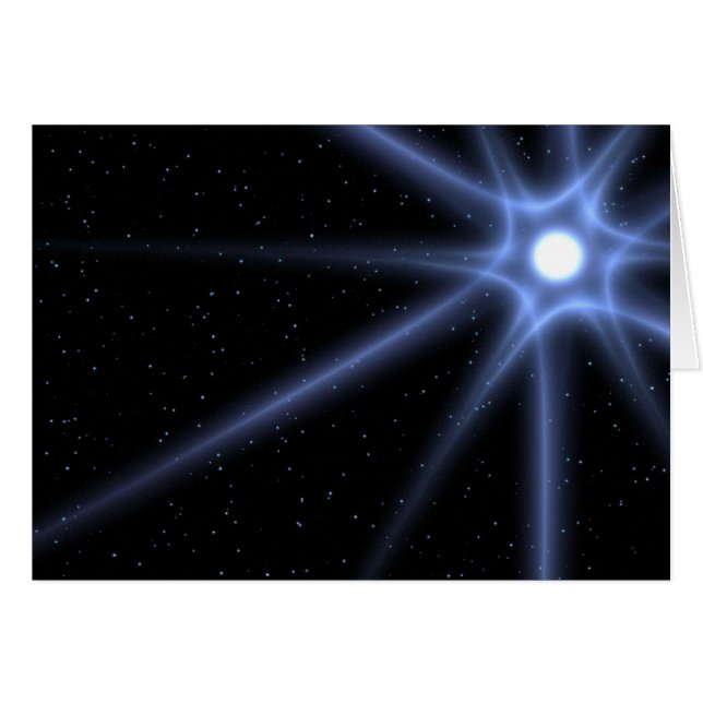 Shining Star Hälsningskort (Framsidan Horizontal)