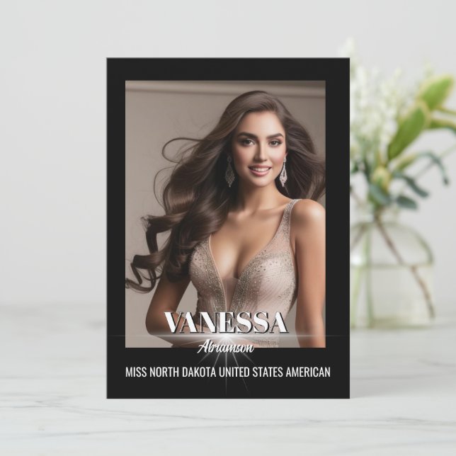 Shining Star Ultimate Autograph Card Julkort (Stående Fram)