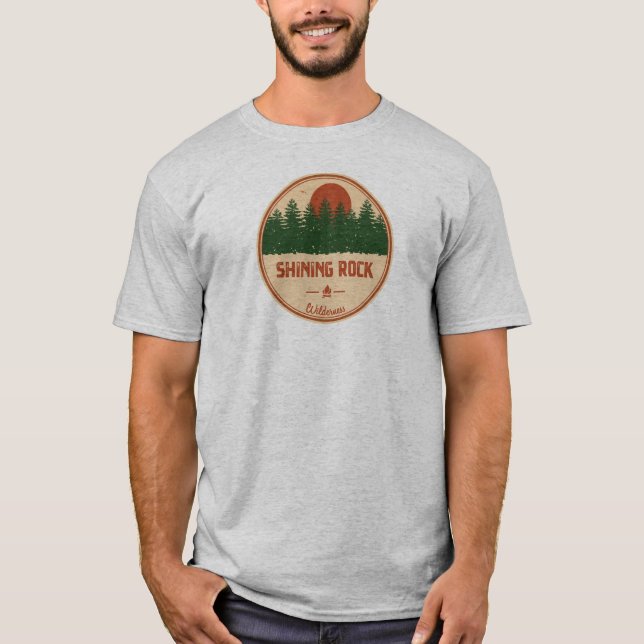 Shining Sten Wilderness North Carolina T Shirt (Framsida)