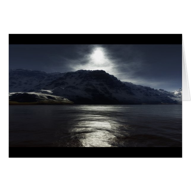 Shining Väg Hälsningskort (Framsidan Horizontal)