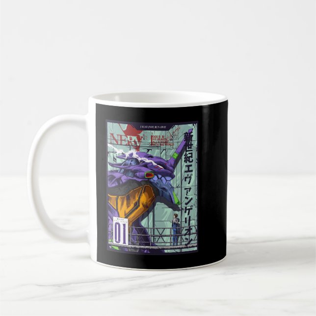 Shinji Ikari - Evangelion Classic Kaffemugg (Vänster)