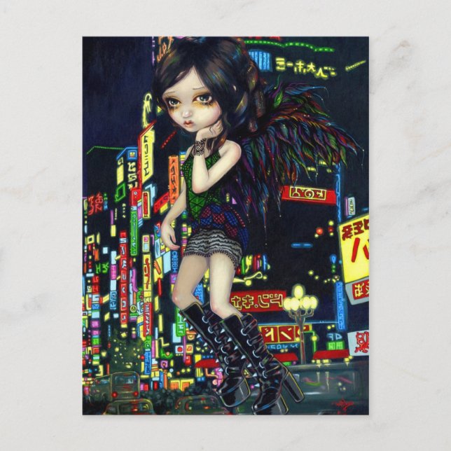 "Shinjuku Angel" vykort (Framsida)