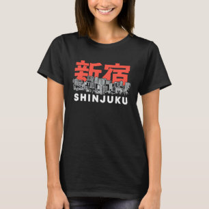 Shinjuku Tokyo Japan Souvenir Japanska Kanji Chara T Shirt