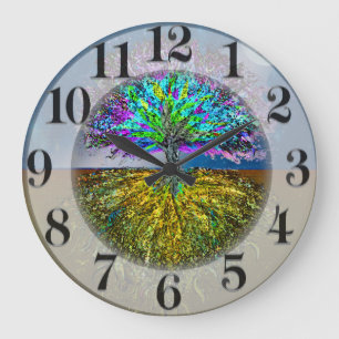 Shinna inifrån stor klocka