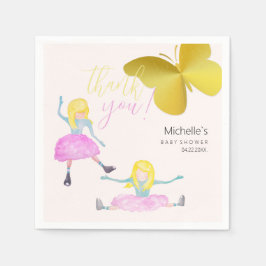 Shinna som en bild av en liten vattenfärg pappersservett